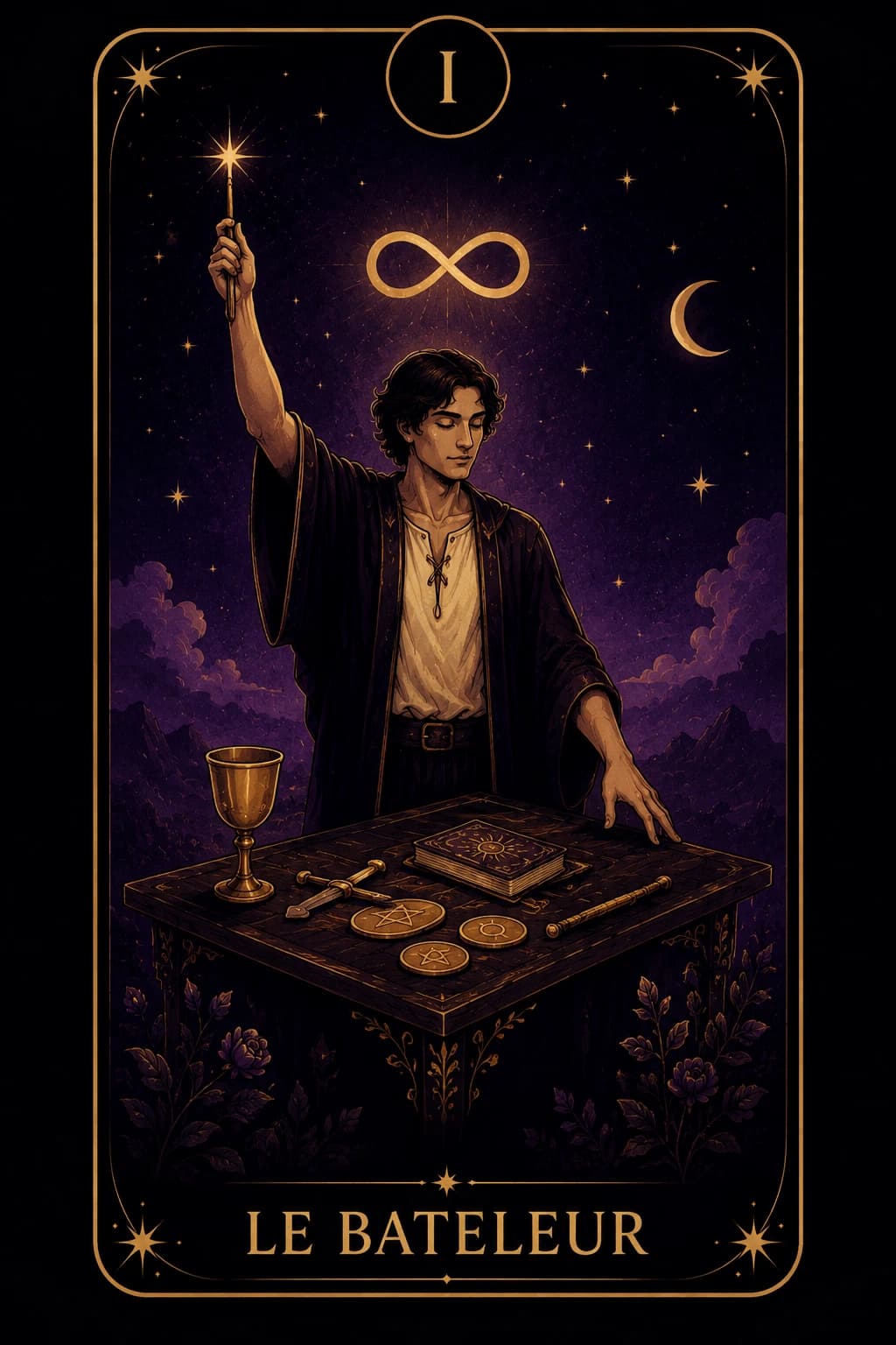 Carte de tarot Le Bateleur