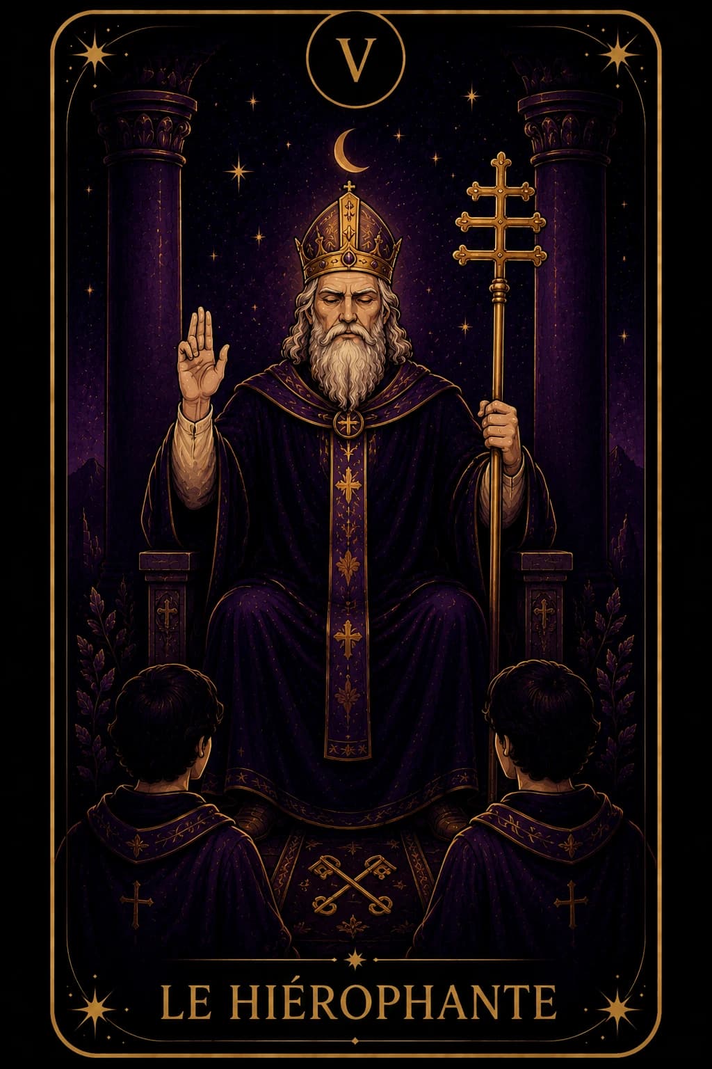 Carte de tarot Le Pape