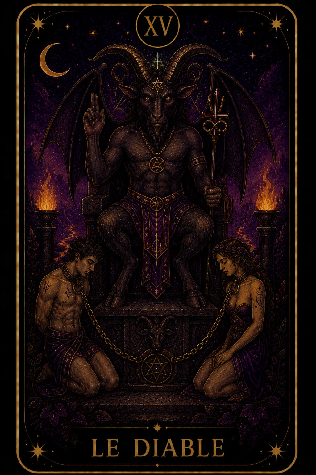 Carte de tarot Le Diable