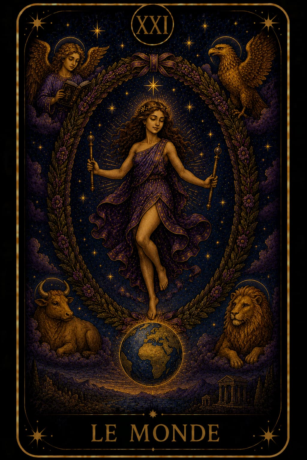 Carte de tarot Le Monde